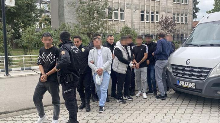 Samsun’da uyuşturucu operasyonuna 8 gözaltı