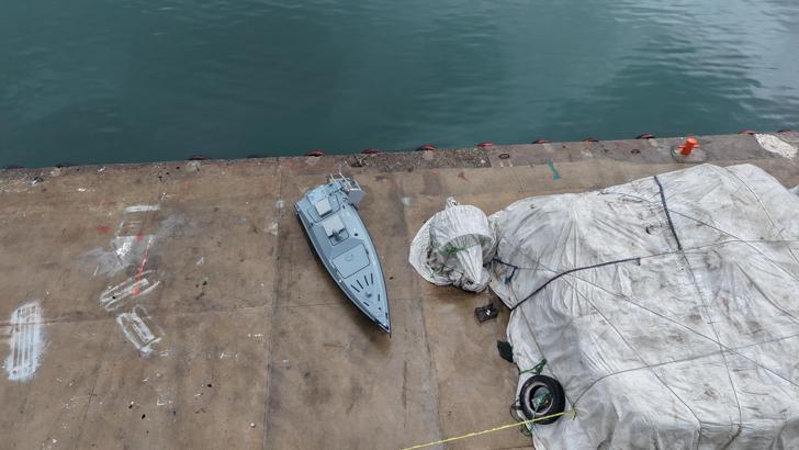 Balıkçıların bulduğu insansız deniz aracı, ekipleri harekete geçirdi (2)