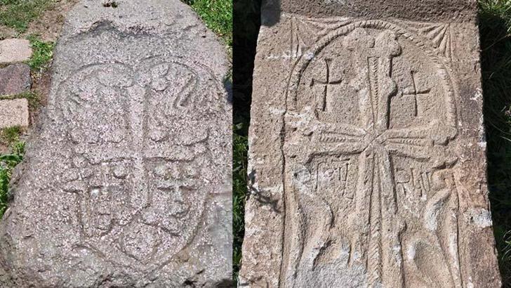 Van'da Bizans dönemine ait 2 stel ele geçirildi