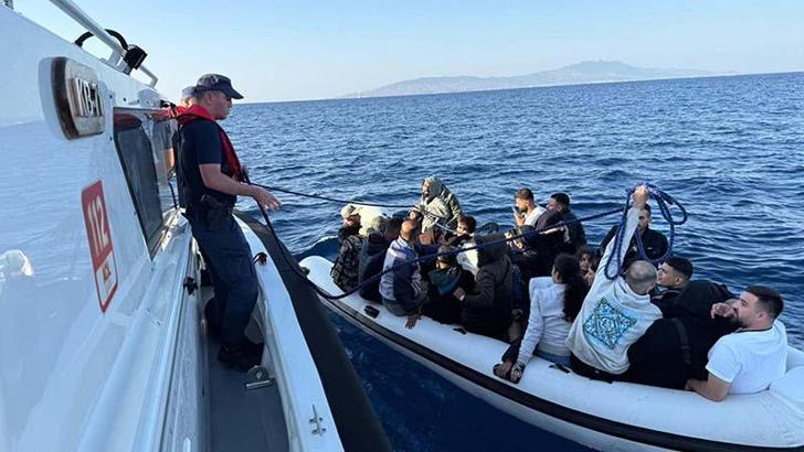 Bodrum’da 24 kaçak göçmen ile 2 organizatör yakalandı
