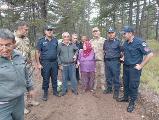 Mantar toplarken ormanda kaybolan Fahriye Zan, 14 saat sonra bulundu