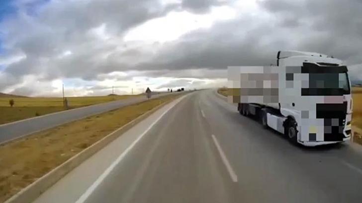 Ters yönde seyreden tanker şoförüne 9 bin 267 lira ceza