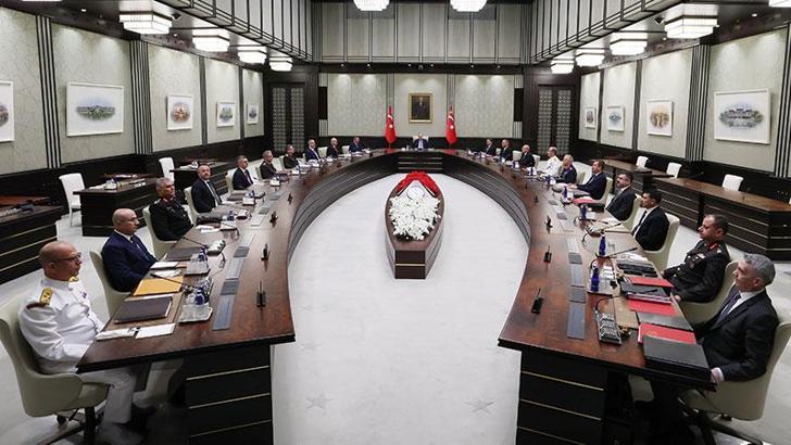 Milli Güvenlik Kurulu toplantısı sona erdi