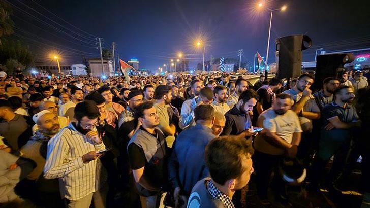 Adana’da İsrail protestosu; ABD Konsolosluğu'na taşla saldırdılar