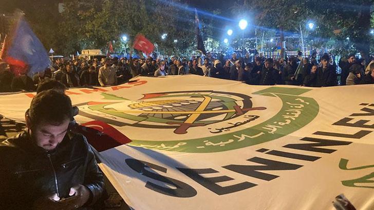 ABD Büyükelçiliği önünde Sumud Filosu eylemi