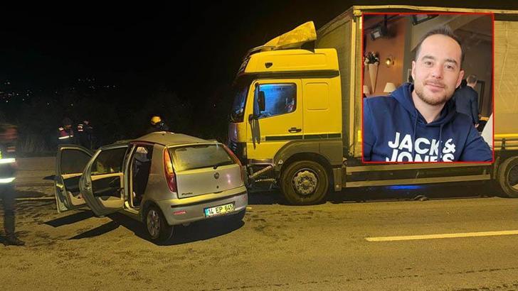 Kamyonun çarptığı otomobilin sürücüsü öldü