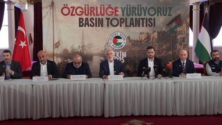 Filistin'e Destek Platformu'ndan ' Özgürlüğe Destek' yürüyüşüne davet