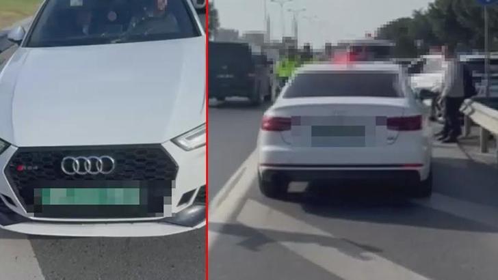 Esenler’de sahte plaka ve çakarlı otomobile 333 bin lira para cezası