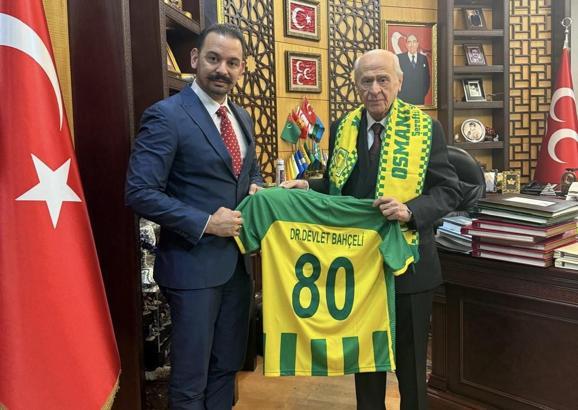 Osmaniyespor’dan Devlet Bahçeli’ye onursal başkanlık