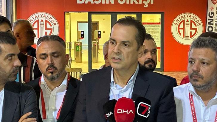 Hesap.com Antalyaspor Başkanı Rıza Perçin: Emre hoca ile devam edeceğiz
