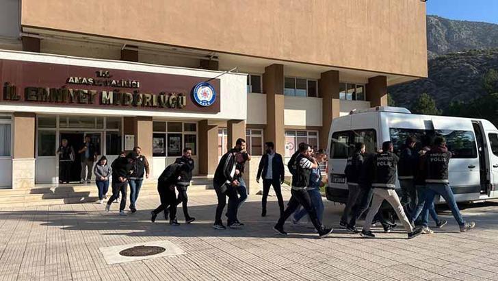 Amasya'da uyuşturucu operasyonunda 9 tutuklama