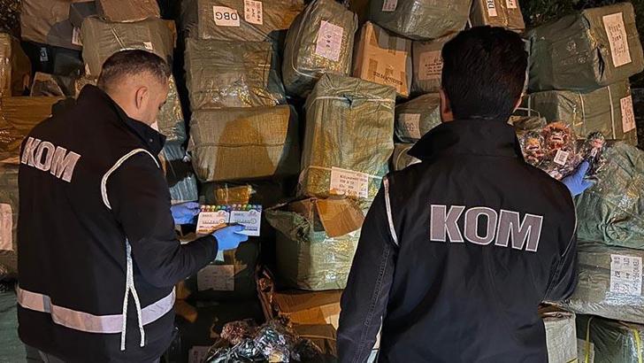 Ağrı'da 40 milyon lira değerinde gümrük kaçağı oyuncak ve kalem ele geçirildi