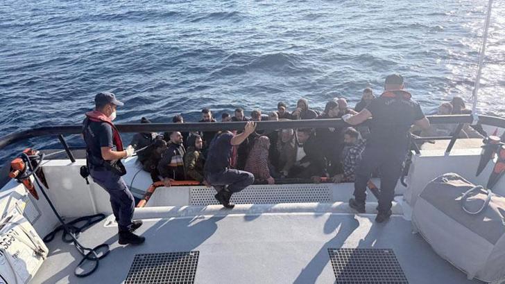 Bodrum'da 35 kaçak göçmen yakalandı