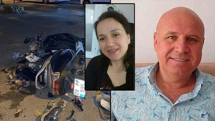 Otomobilin çarptığı motosikletin sürücüsü öldü, eşi yaralandı