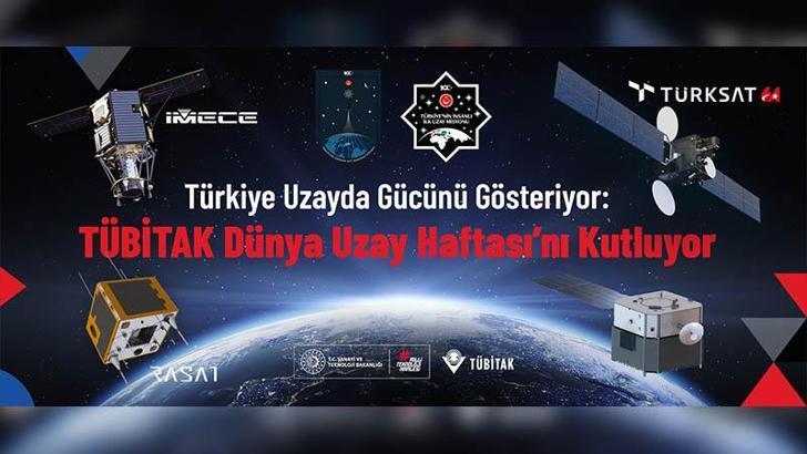 TÜBİTAK 'Dünya Uzay Haftası'nı özel etkinliklerle kutluyor