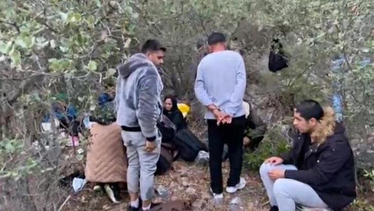Bodrum'da 21 kaçak göçmen kurtarıldı, 33 kaçak göçmen yakalandı