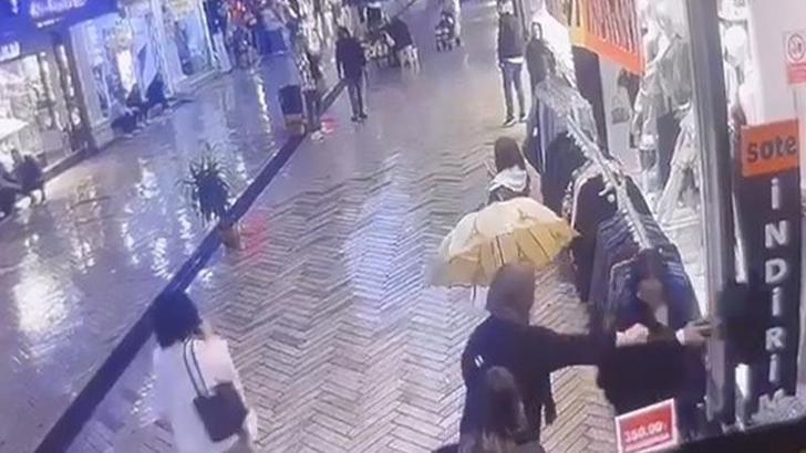 Üniversiteli kızın eteğini tutarak tepki gösterip darbeden kadın, adli kontrolle serbest