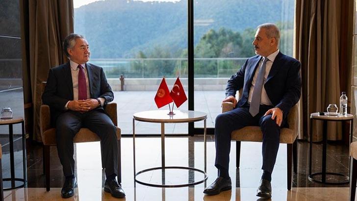 Bakan Fidan, Kırgız mevkidaşı Kulubayev ile görüştü