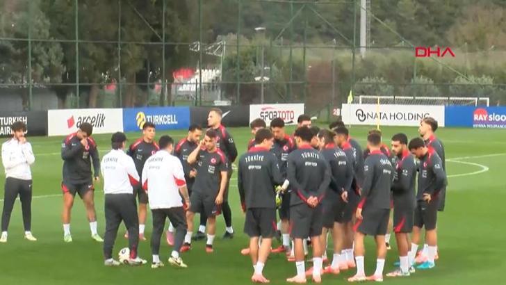 A Milli Futbol Takımı, Bulgaristan maçının hazırlıklarına başladı