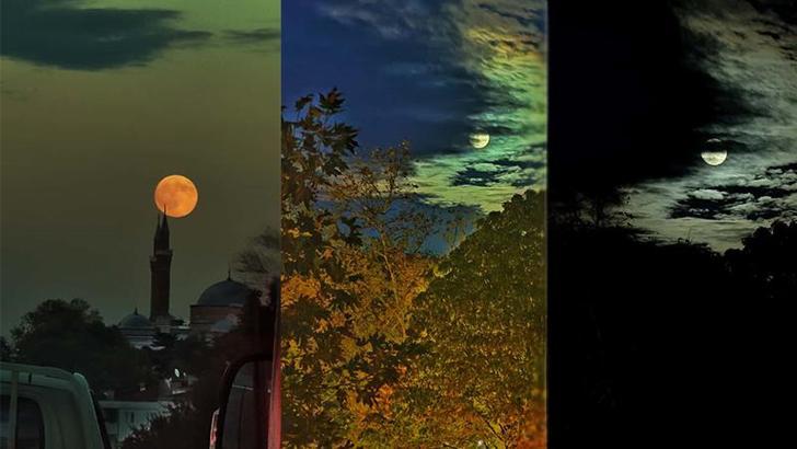 ‘Süper Ay’ Bursa’da görsel şölen oluşturdu