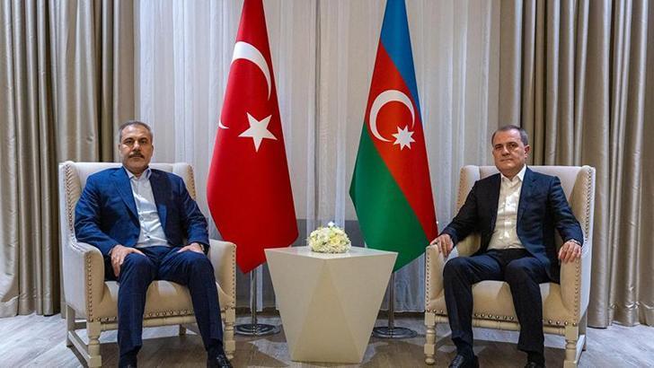 Dışişleri Bakanı Fidan, Azerbaycan Dışişleri Bakanı Bayramov ile bir araya geldi
