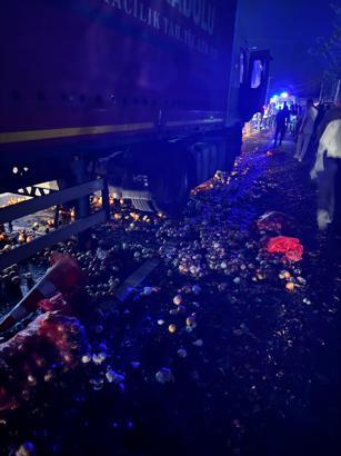 Batman’da TIR, park halindeki TIR’a çarptı: 1 ölü, 1 yaralı