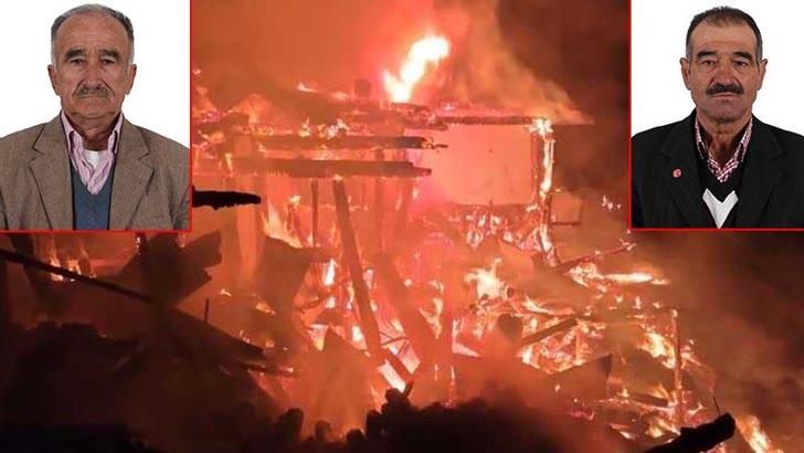 Yangın çıkan ev çöktü, engelli 2 kardeş hayatını kaybetti