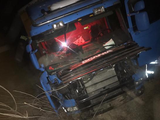 Çeltik tarlasına giren TIR'ın şoförü öldü