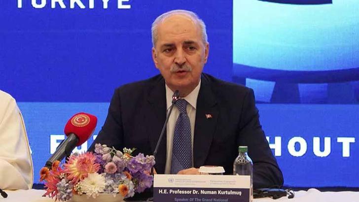 TBMM Başkanı Kurtulmuş: İsrail terör devleti olma özelliğini herkese açıkça gösterdi