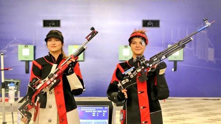 Mardinli Berfin, Havalı Silahlar Avrupa Şampiyonlar Ligi’nde altın madalya kazandı