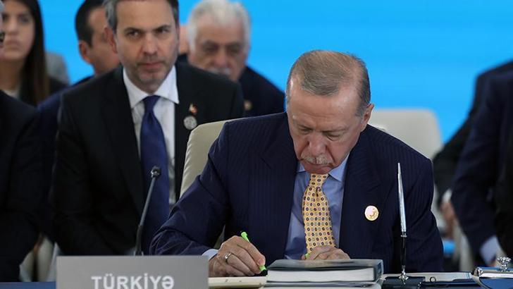 Cumhurbaşkanı Erdoğan, Gebele Zirve Bildirisi'ni imzaladı