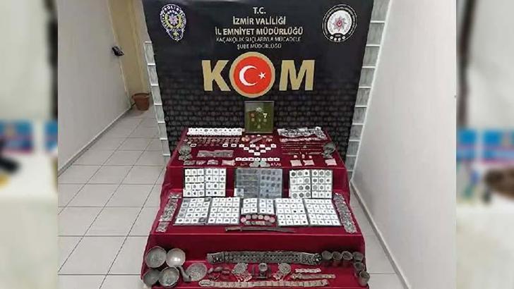 İzmir'de tarihi eser operasyonu