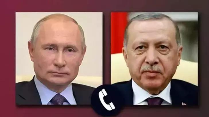 Cumhurbaşkanı Erdoğan, Putin ile telefonda görüştü