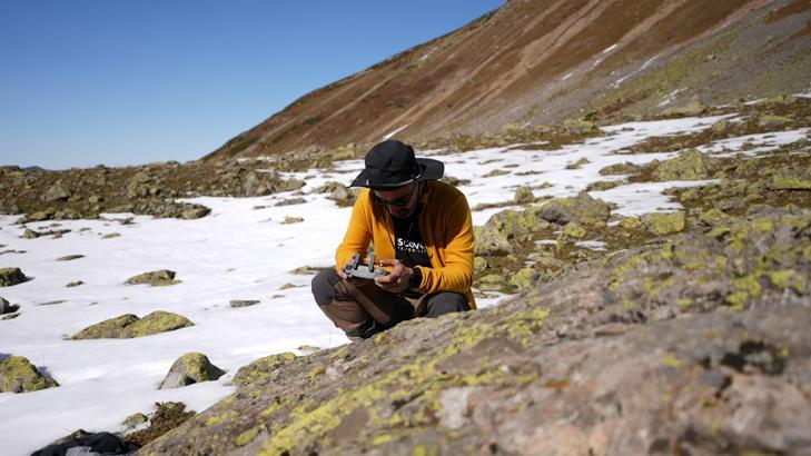 Kaçkar'ın kalpli gölünde aksiyon dolu uçuş / Ek fotoğraflar
