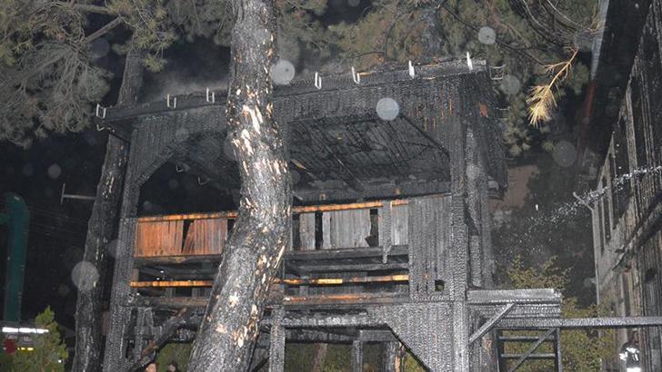 Atatürk’ün Samsun’da kaldığı konakta çıkan yangın söndürüldü