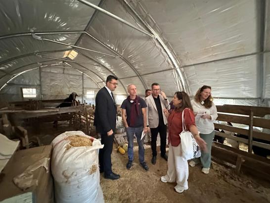 Bahçe’de, Kırsal Dezavantajlı Alanlar Kalkınma Projesi incelendi