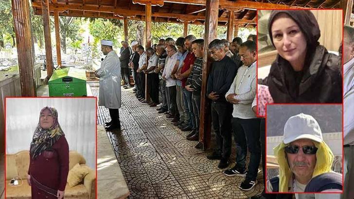 Mersin’de şarampole yuvarlanan minibüste ölen 3 kişi toprağa verildi