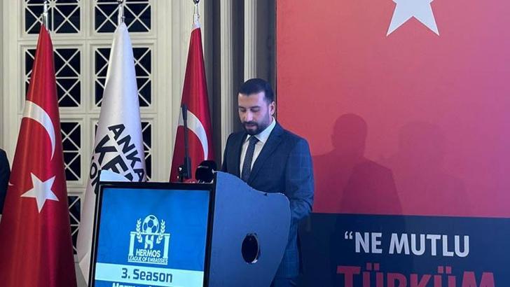 Hermos Elçilikler Futbol Ligi'nin kura çekim töreni Ankara’da gerçekleştirildi