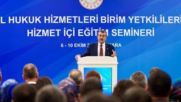 Bakan Tekin: Sendikal özgürlükler, eğitim-öğretim hakkını engelliyorsa, özgürlük değildir