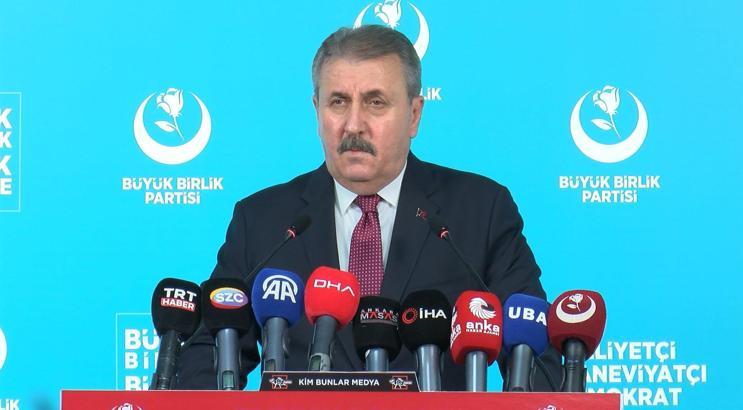 Destici: Meclis çatısı altında atılan sloganlar açıkça terör örgütü propagandasıdır