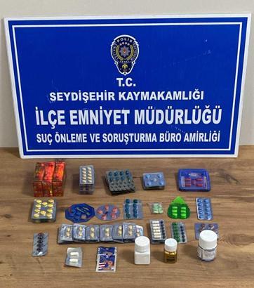 Konya'da çay ocağında kaçak sigara ele geçirildi