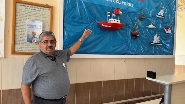 Liselilerden Filistinlilere duygulandıran mesajlar