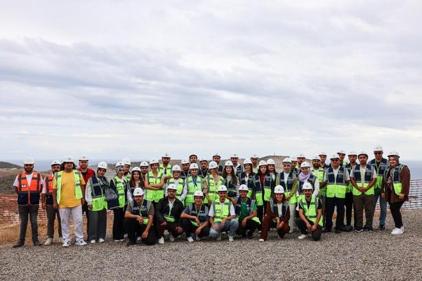 Sinop Üniversitesi öğrencileri Akkuyu NGS sahasını ziyaret etti