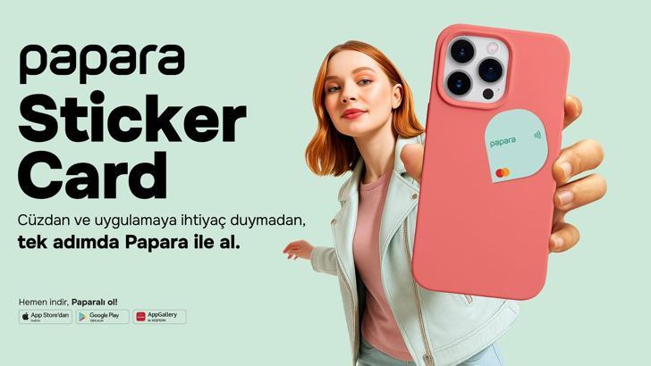 Papara ve Mastercard'dan 'Papara Sticker Card'
