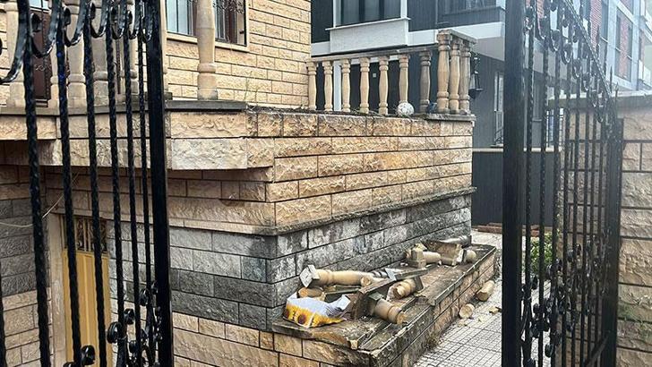 Üzerine beton korkuluk düşen çocuk yaralandı