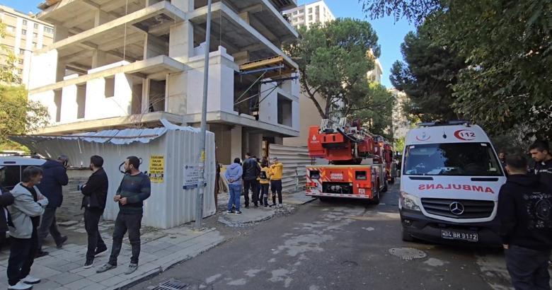 İstanbul- Kadıköy'de inşaatta yüksekten düşen işçi hayatını kaybetti
