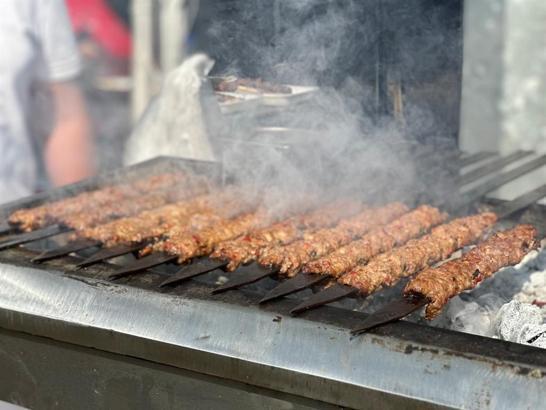 9'uncu Uluslararası Adana Lezzet Festivali, yakılan dev mangal ateşiyle başladı / Ek  fotoğraflar