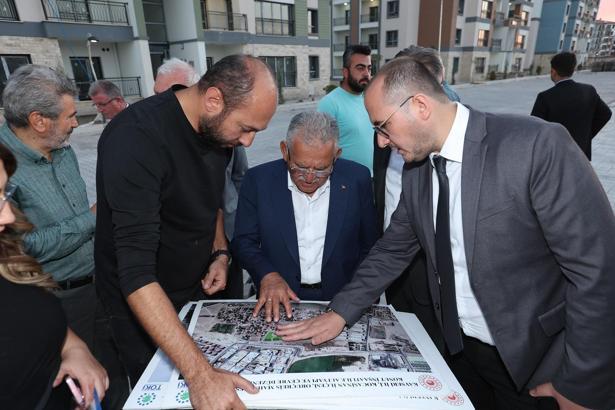 Başkan Büyükkılıç’tan Oruçreis Mahallesinde kentsel dönüşüm incelemesi