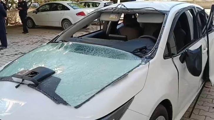 Elazığ'da park halindeki araçta patlama; 1 çocuk yaralı