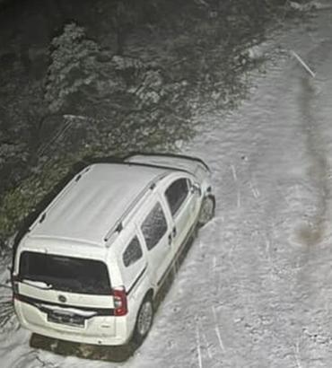 Bolu’da yaylalara kar yağdı